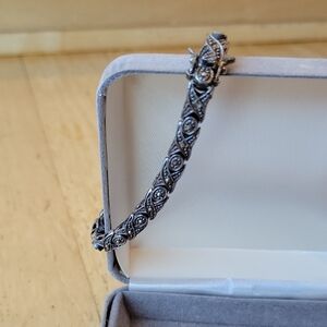 925 Sterling Silver Marcasite Bracelet